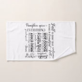 Autumn Vibes Bathroom Towel Set (Handtuch)
