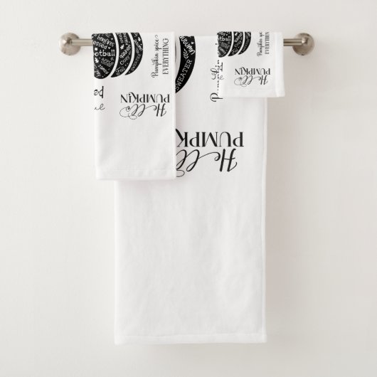 Autumn Vibes Bathroom Towel Set (Insitu)