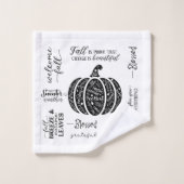 Autumn Vibes Bathroom Towel Set (Waschlappen)