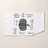 Autumn Vibes Bathroom Towel Set (Handtuch)
