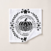 Autumn Vibes Bathroom Towel Set (Waschlappen)