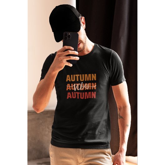 Autumn Vibes Cozy Fall Design T-Shirt