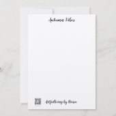 Autumn Vibes Dankeskarte (Rückseite)