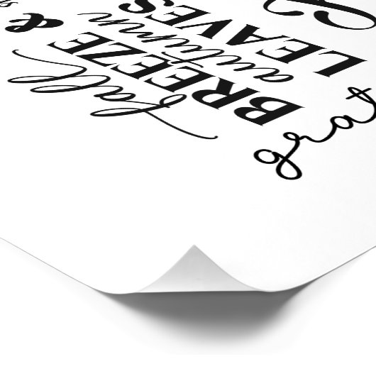 Autumn Vibes-Digital Download Poster (Ecke)