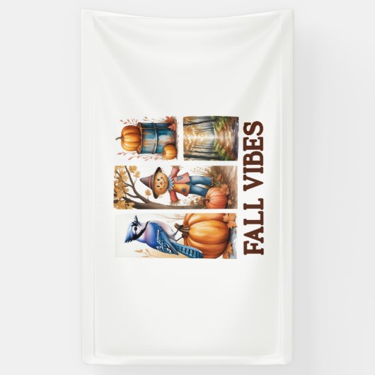Autumn Vibes Fall Vibes Banner (Vertikal)