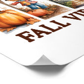 Autumn Vibes Fall Vibes Poster (Ecke)