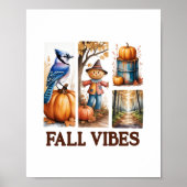 Autumn Vibes Fall Vibes Poster (Vorne)