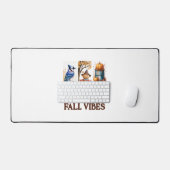 Autumn Vibes Fall Vibes Schreibtischunterlage (Tastatur & Maus)