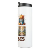 Autumn Vibes Fall Vibes Thermosbecher (Nach rechts gedreht)