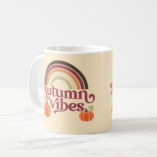 Autumn Vibes Kaffeetasse (Vorderseite Links)