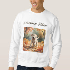 Autumn Vibes Labrador Puppy Sweatshirt