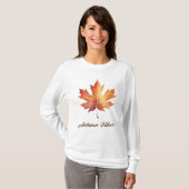 Autumn Vibes Leaf T - Shirt (Vorne ganz)