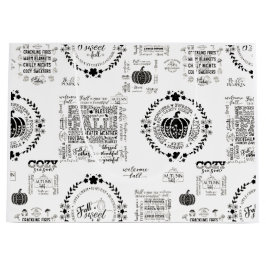 Autumn Vibes Paper Gift Bag Große Geschenktüte