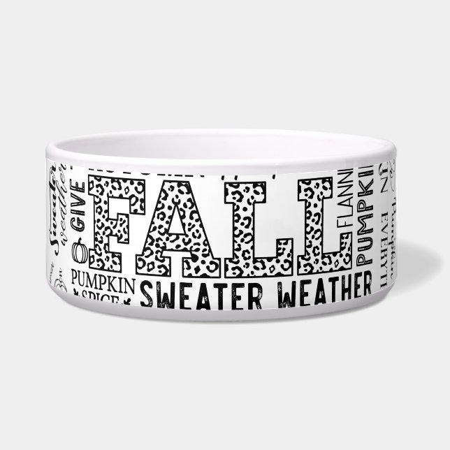 Autumn Vibes Pet Feeding Bowls Napf (Vorderseite)