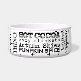 Autumn Vibes Pet Feeding Bowls Napf