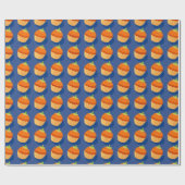 Autumn Vibes Pumpkin Cupcakes Geschenk Geschenkpapier (Flach)