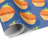 Autumn Vibes Pumpkin Cupcakes Geschenk Geschenkpapier (Rolleneckpunkt)