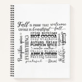 Autumn Vibes Spiral Notebook & Sketchbook Notizblock (Vorderseite)