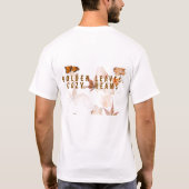 Autumn Vibes T - Shirt mit Cosy Herbstlaubs Design (Rückseite)