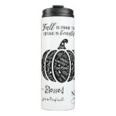 Autumn Vibes Thermal Tumbler Thermosbecher (Vorderseite)