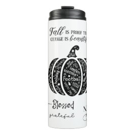 Autumn Vibes Thermal Tumbler Thermosbecher