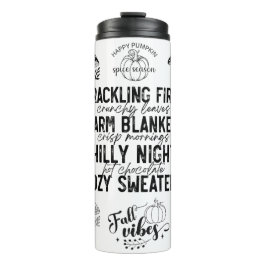 Autumn Vibes Thermal Tumbler Thermosbecher