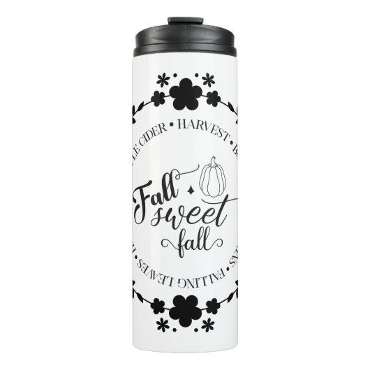 Autumn Vibes Thermal Tumbler Thermosbecher (Vorderseite)