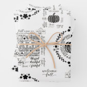 Autumn Vibes Wrapping Papers Geschenkpapier Set (Beispiel)