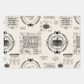Autumn Vibes Wrapping Papers Wrapping Paper Sheets Geschenkpapier Set (Vorderseite 2)