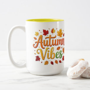 Autumn Vibes Zweifarbige Tasse