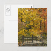 Autumn Vine Weddinga Postkarte (Vorne/Hinten)