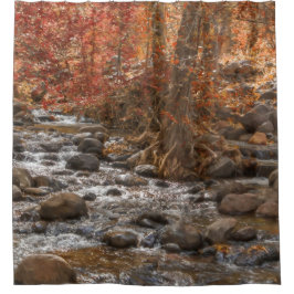 AUTUMN WALDFLUSS SEDONA ARIZONA DUSCHVORHANG
