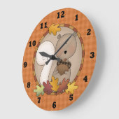 Autumn Wall Clock Große Wanduhr (Winkel)