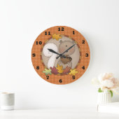 Autumn Wall Clock Große Wanduhr (Zuhause)