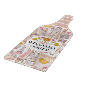 Autumn Wassercolor Fall Handgemalte Elemente Schneidebrett (Ecke)