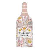 Autumn Wassercolor Fall Handgemalte Elemente Schneidebrett (Vorderseite)