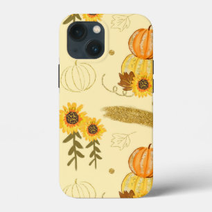 Autumn Wassercolor Pumpkins and Sunflowers OtterBo Case-Mate iPhone Hülle