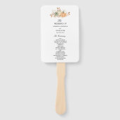 Autumn Wassercolor Pumpkins & Blume Fächer (Vorderseite)