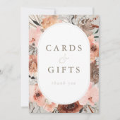 Autumn Watercolor Boho Wedding Cards & Gifts (Vorderseite)