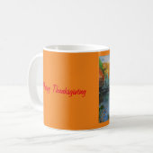 Autumn Watercolor Landscape Coffee Mug Kaffeetasse (Vorderseite Links)