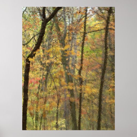 Autumn Watercolor Poster (Vorne)