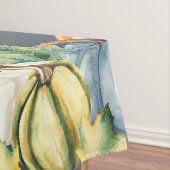 Autumn Watercolor Pumpkin Blue Tischdecke (Beispiel)