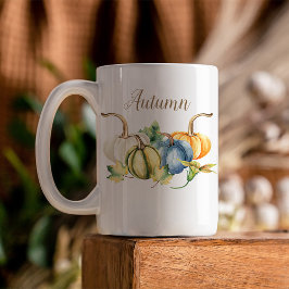 Autumn Watercolor Pumpkins Kaffeetasse