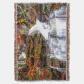 Autumn Waterfall Decke (Vorderseite Vertikal)