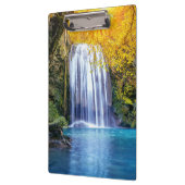 Autumn Waterfall Klemmbrett (Links)