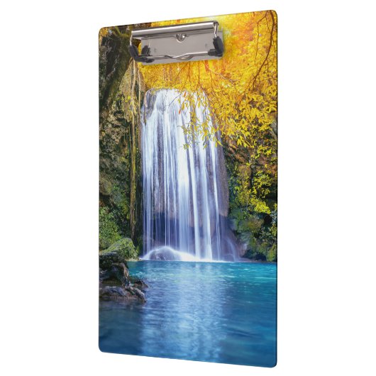 Autumn Waterfall Klemmbrett (Links)
