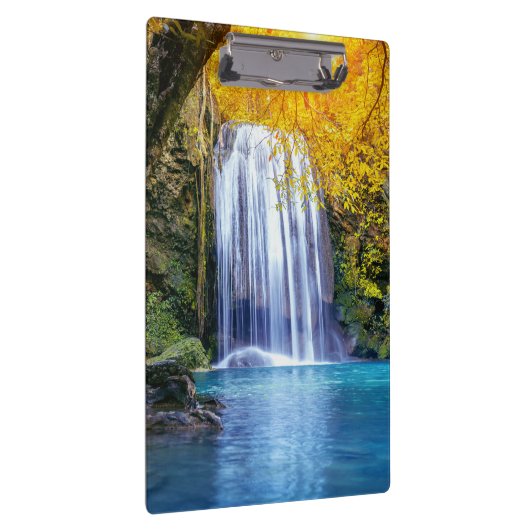 Autumn Waterfall Klemmbrett (Rechts)