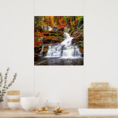 Autumn Waterfall Poster (Küche)