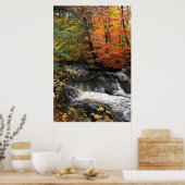 Autumn Waterfall Poster (Küche)