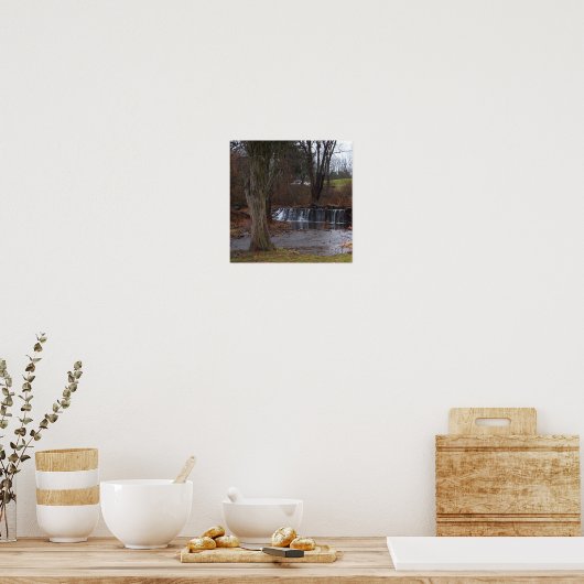 Autumn Waterfall Poster (Küche)